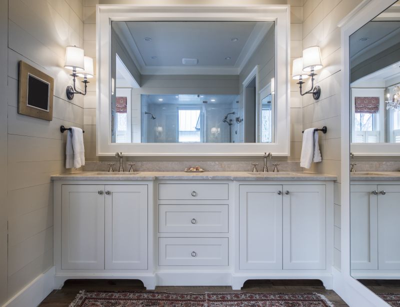 Elegant Vanity and Mirror